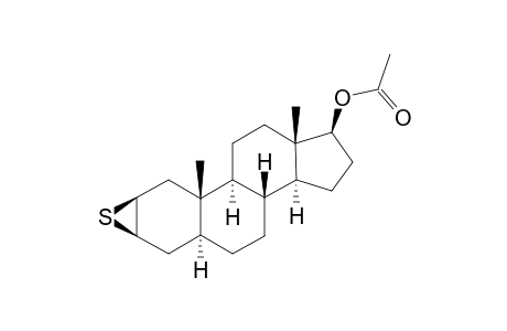 2b,3-Epithio-5a-androstan-17b-yl acetate
