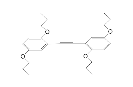 2-[2-(2,5-dipropoxyphenyl)ethynyl]-1,4-dipropoxybenzene