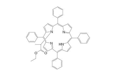 21H,23H-Porphine-21-acetic acid, .alpha.-methyl-5,10,15,20-tetraphenyl-, ethyl ester