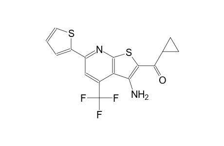 methanone, [3-amino-6-(2-thienyl)-4-(trifluoromethyl)thieno[2,3-b]pyridin-2-yl]cyclopropyl-
