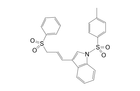 (E)-3-(3-(Phenylsulfonyl)prop-1-en-1-yl)-1-tosyl-1H-indole