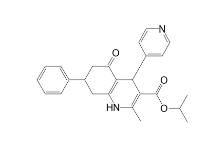 2-Methyl-5-oxo-7-phenyl-4-pyridin-4-yl-4,6,7,8-tetrahydro-1H-quinoline-3-carboxylic acid propan-2-yl ester