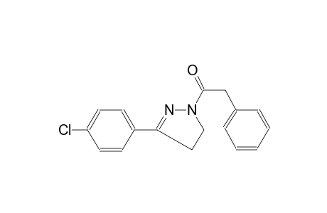 3-(4-chlorophenyl)-1-(phenylacetyl)-4,5-dihydro-1H-pyrazole