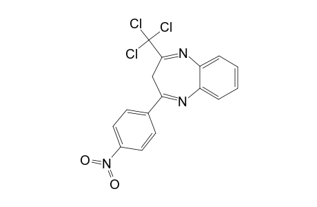 2-TRICHLOROMETHYL-4-(PARA-NITROPHENYL)-3H-1,5-BENZODIAZEPINE