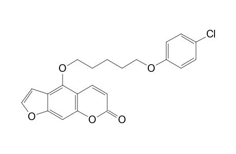 4-[5-(4-Chlorphenoxy)pentoxy]-7H-furo[3,2-g][1]benzopyran-7-one