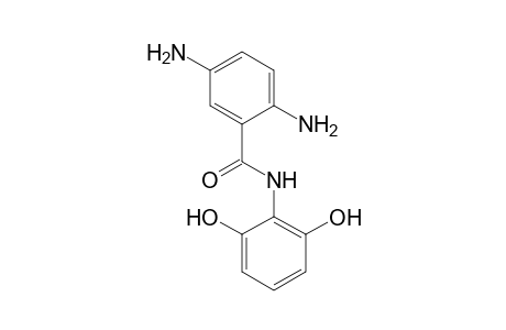 Benzamide, 2,5-diamino-N-(2,6-dihydroxyphenyl)-