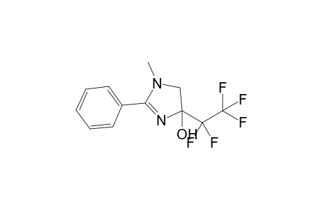 4-Hydroxy-1-methyl-4-pentafluoroethyl-2-phenyl-4,5-dihydroimidazole