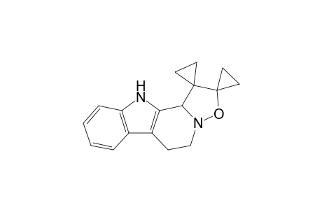 Dispiro[cyclopropane-1,1'-(1,2,5,6,11,11b-hexahydroisoxazolo[3,2-a].beta.-carboline)-2',1"-cyclopropane]