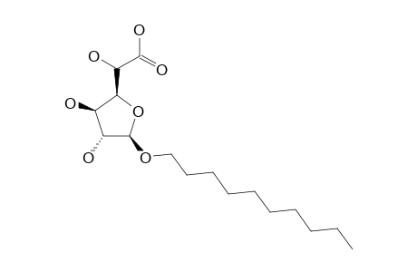 N-DECYL-BETA-D-GLUCOFURANOSIDURONIC-ACID