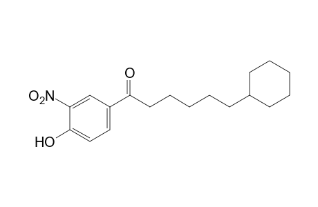 6-cyclohexyl-4'-hydroxy-3-nitrohexanophenone