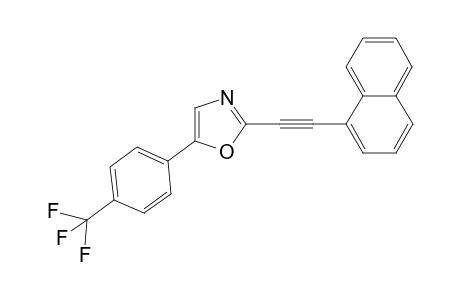 5-{4-(Trifluoromethyl)phenyl}-2-(naphthalen-1-ylethynyl)oxazole