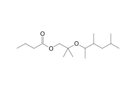 2'-Methyl-2'-(1",2",4"-trimethylpentyloxy)propyl butyrate