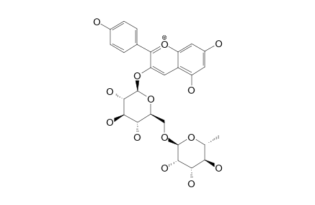 PELARGONIDIN-3-O-(6''-O-ALPHA-RHAMNOPYRANOSYL-BETA-GLUCOPYRANOSIDE)