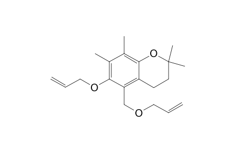 6-Allyloxy-5-allyloxymethyl-2,2,7,8-tetramethyl-chroman-6-ol
