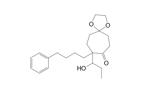 9-(1-hydroxypropyl)-9-(4-phenylbutyl)-1,4-dioxaspiro[4.6]undecan-8-one