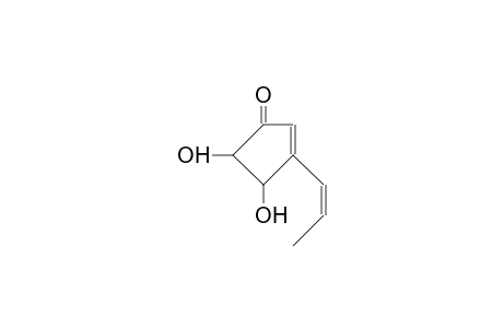 4,5-Dihydroxy-3-(Z)-propenyl-cyclopent-2-en-one