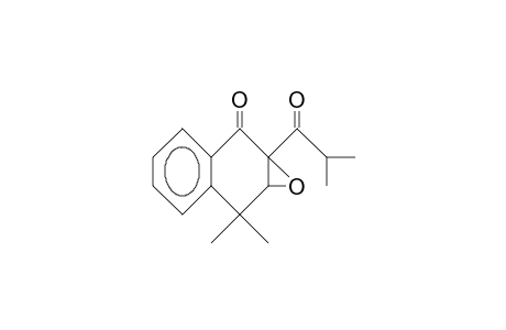 2,3-Epoxy-2-isobutyryl-4,4-dimethyl-3,4-dihydro-naphthalen-1(2H)-one