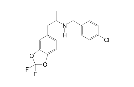 N-4-Chlorobenzyl-3,4-difluoromethylenedioxyamphetamine