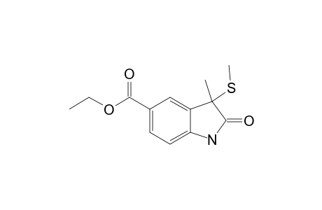 5-CARBETHOXY-3-METHYL-3-METHYLTHIOOXINDOL