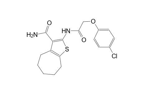 2-{[(4-chlorophenoxy)acetyl]amino}-5,6,7,8-tetrahydro-4H-cyclohepta[b]thiophene-3-carboxamide