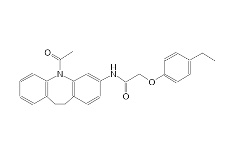 acetamide, N-(5-acetyl-10,11-dihydro-5H-dibenz[b,f]azepin-3-yl)-2-(4-ethylphenoxy)-