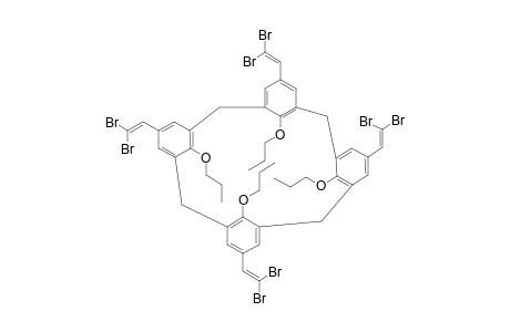 CONE-5,11,17,23-TETRAKIS-(2,2-DIBROMOETHENYL)-25,26,27,28-TETRA-N-PROPOXYCALIX-[4]-ARENE