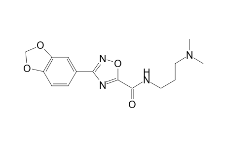 1,2,4-Oxadiazole-5-carboxamide, 3-(1,3-benzodioxol-5-yl)-N-[3-(dimethylamino)propyl]-