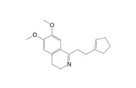 Isoquinoline, 1-[2-(1-cyclopenten-1-yl)ethyl]-3,4-dihydro-6,7-dimethoxy-