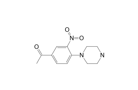 1-[3-Nitro-4-(piperazin-1-yl)phenyl]ethanone