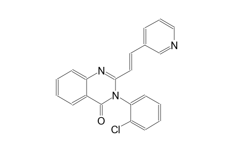 3-(2-chlorophenyl)-2-[(E)-2-(3-pyridinyl)ethenyl]-4(3H)-quinazolinone