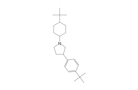 Pyrrolidine, 1-[4-(1,1-dimethylethyl)cyclohexyl]-3-[4-(1,1-dimethylethyl)phenyl]-