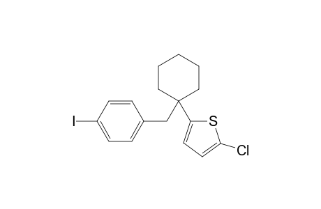 2-chloro-5-[1-[(4-iodophenyl)methyl]cyclohexyl]thiophene