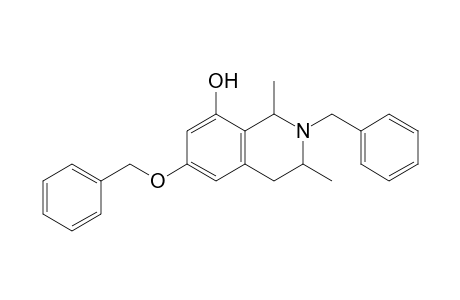 N-Benzyl-6-benzyloxy-8-hydroxy-1,3-dimethyl-1,2,3,4-tetrahydroisoquinoline