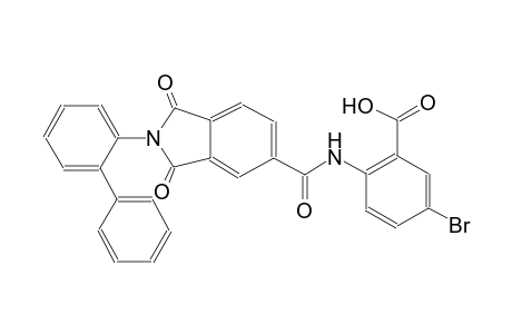 benzoic acid, 2-[[(2-[1,1'-biphenyl]-2-yl-2,3-dihydro-1,3-dioxo-1H-isoindol-5-yl)carbonyl]amino]-5-bromo-