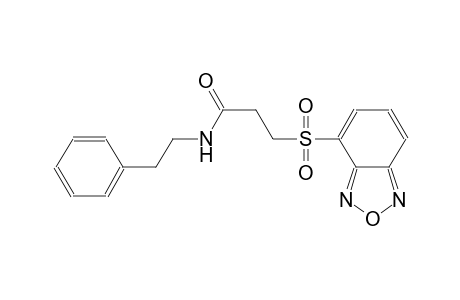 propanamide, 3-(2,1,3-benzoxadiazol-4-ylsulfonyl)-N-(2-phenylethyl)-