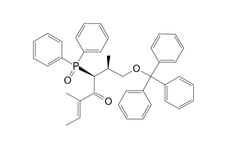 E-5-Diphenylphosphinoyl-3,6-dimethyl-7-triphenylmethoxyhept-2-en-4-one diasterisomer