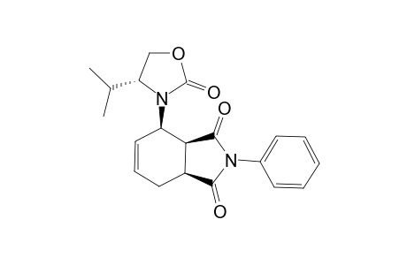 (3aS,4R,7aS)-4-[(4R)-2-oxidanylidene-4-propan-2-yl-1,3-oxazolidin-3-yl]-2-phenyl-3a,4,7,7a-tetrahydroisoindole-1,3-dione