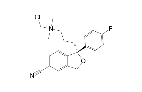 ESC-II;N-(CHLOROMETHYL)-3-[5-CYANO-1-(4-FLUOROPHENYL)-1,3-DIHYDRO-2-BENZOFURAN-1-YL]-N,N-DIMETHYLPROPAN-1-AMINIUM