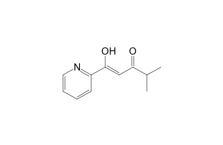 1-Hydroxy-4-methyl-1-(2-pyridyl)pent-1-en-3-one