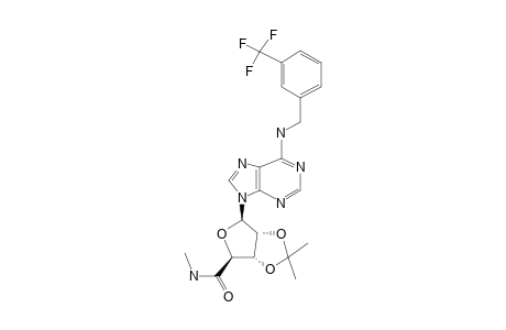 Adenosine, N(6)-[3-trifluoromethylbenzyl]-2',3'-o-isopropylidene-