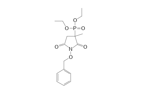 DIETHYL-(1-BENZYLOXY-3-METHYL-2,5-DIOXOPYRROLIDIN-3-YL)-PHOSPHONATE