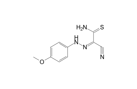 (2Z)-2-Cyano-2-[(4-methoxyphenyl)hydrazono]ethanethioamide