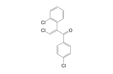 3-Chloro-2-(2-chlorophenyl)-1-(4-chlorophenyl)-2-propen-1-one