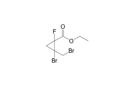 Ethyl (Z,E)-2-bromo-2-bromomethyl-1-fluorocyclopropane-1-carboxylate