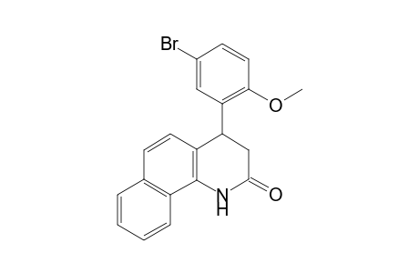 4-(5-Bromo-2-methoxy-phenyl)-3,4-dihydro-1H-benzo[H]quinolin-2-one