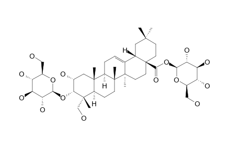 ARJUNOLITIN;3-O-BETA-D-GLUCOYPRANOSYL-2-ALPHA,3-BETA,23-TRIHYDROXY-OLEAN-12-EN-28-OIC-ACID-28-O-BETA-D-GLUCOPYRANOSIDE
