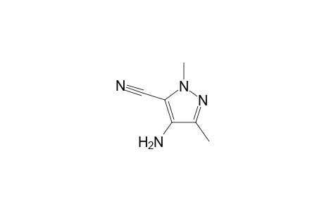 1H-Pyrazole-5-carbonitrile, 4-amino-1,3-dimethyl-