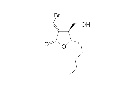 2-(E)-Bromomethylene-3-hydroxymethyl-4-pentyl.gamma-butyrolactone