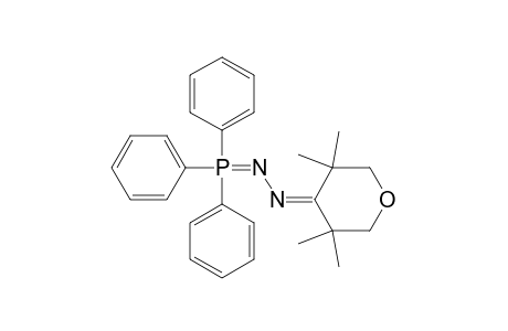 Tetrahydro-3,3,5,5-tetramethyl-4H-pyran-4-one-(triphenylphosphoranylidene)hydrazone