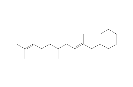 (E)-1-Cyclohexyl-2,5,9-trimethyldeca-2,8-diene
